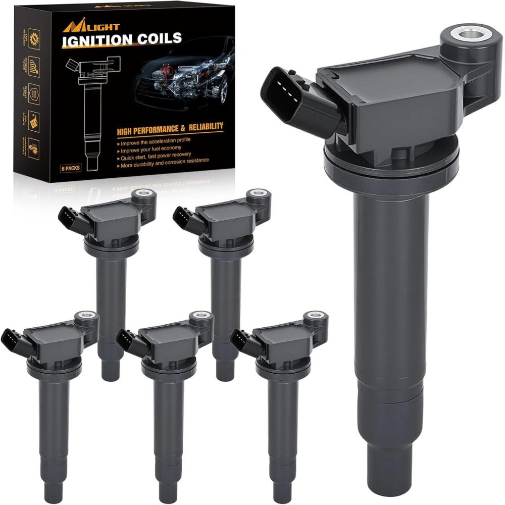 image:imageNilight Ignition Coil Pack Fit for Nissan Infiniti Suzuki Equator Murano Altima Maxima Pathfinder Quest Xterra NV150025003500 I35 QX4 20022014 35L 40L V6 OE UF349 C1406 Ignition Coils Set of 6Toyota Sienna Camry Lexus 9908 UF267 C1175 6PCS