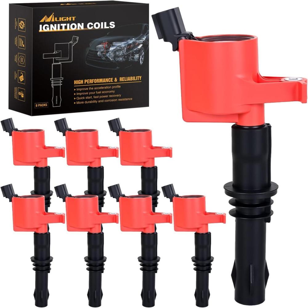image:imageNilight Ignition Coil Pack Fit for Nissan Infiniti Suzuki Equator Murano Altima Maxima Pathfinder Quest Xterra NV150025003500 I35 QX4 20022014 35L 40L V6 OE UF349 C1406 Ignition Coils Set of 6Ford Lincoln 19992008 DG511 C1541 FD508 8PCS