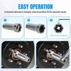 Nilight 10PCS Axle Spindle Thread Set Wheel Stud Rethreading Chaser Repair Tool Kit with Case 8 Metric UNF Dies 1-1/16″ Extension Bar M20 M22 M24 13/16″ 3/4″ UNEF Nuts Automotive Tools for Mechanics
