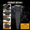 Nilight Ignition Coil Pack Fit for Nissan Infiniti Suzuki Equator Murano Altima Maxima Pathfinder Quest Xterra NV1500/2500/3500 I35 QX4 2002-2014 3.5L 4.0L V6 OE# UF349 C1406 Ignition Coils Set of 6(Toyota Scion Camry 2000-2018 UF316 C1304 4PCS)