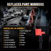 Nilight Ignition Coil Pack Fit for Nissan Infiniti Suzuki Equator Murano Altima Maxima Pathfinder Quest Xterra NV1500/2500/3500 I35 QX4 2002-2014 3.5L 4.0L V6 OE# UF349 C1406 Ignition Coils Set of 6(Ford Lincoln 1999-2008 DG511 C1541 FD508 8PCS)