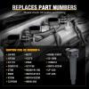 Nilight Ignition Coil Pack Fit for Nissan Infiniti Suzuki Equator Murano Altima Maxima Pathfinder Quest Xterra NV1500/2500/3500 I35 QX4 2002-2014 3.5L 4.0L V6 OE# UF349 C1406 Ignition Coils Set of 6(Toyota 4Runner Lexus 2000-2009 UF493 UF230 8PCS)