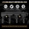 Nilight Ignition Coil Pack Fit for Nissan Infiniti Suzuki Equator Murano Altima Maxima Pathfinder Quest Xterra NV1500/2500/3500 I35 QX4 2002-2014 3.5L 4.0L V6 OE# UF349 C1406 Ignition Coils Set of 6(Chevrolet Buick Cadillac 2011-18 UF669 D521C 1PCS)
