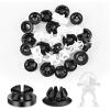 Nilight 30PCS Hood Support Prop Rod Holder Clips Hood Prop Rod Grommet Car Hood Rod Clip 91503-SS0-003 Compatible with Honda Accord Odyssey Prelude Acura RDX TSX