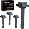 Nilight Ignition Coil Pack Fit for Nissan Infiniti Suzuki Equator Murano Altima Maxima Pathfinder Quest Xterra NV1500/2500/3500 I35 QX4 2002-2014 3.5L 4.0L V6 OE# UF349 C1406 Ignition Coils Set of 6(Honda Civic Pilot Acura 01-09 UF400 C1460 4PCS)