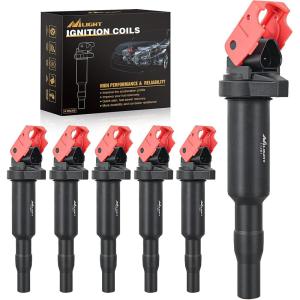 Nilight Ignition Coil Pack Fit for Nissan Infiniti Suzuki Equator Murano Altima Maxima Pathfinder Quest Xterra NV1500/2500/3500 I35 QX4 2002-2014 3.5L 4.0L V6 OE# UF349 C1406 Ignition Coils Set of 6(BMW 2001-2013 UF592 C1638 0221504470 6PCS)