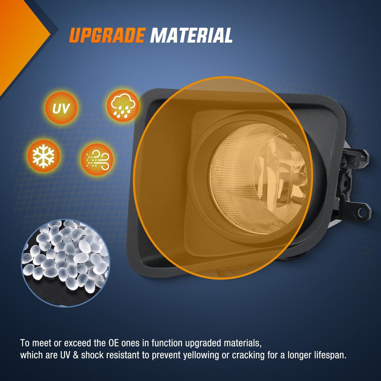 image:imageNilight Fog Light Assembly Compatible with 2002 2003 2004 Toyota Camry 2005 2006 2007 2008 Toyota Corolla 2002 2003 2004 Toyota Camry Fog Lamps Replacement Clear Lens with 9006 12V 55W Bulbs20142021 Toyota Tundra