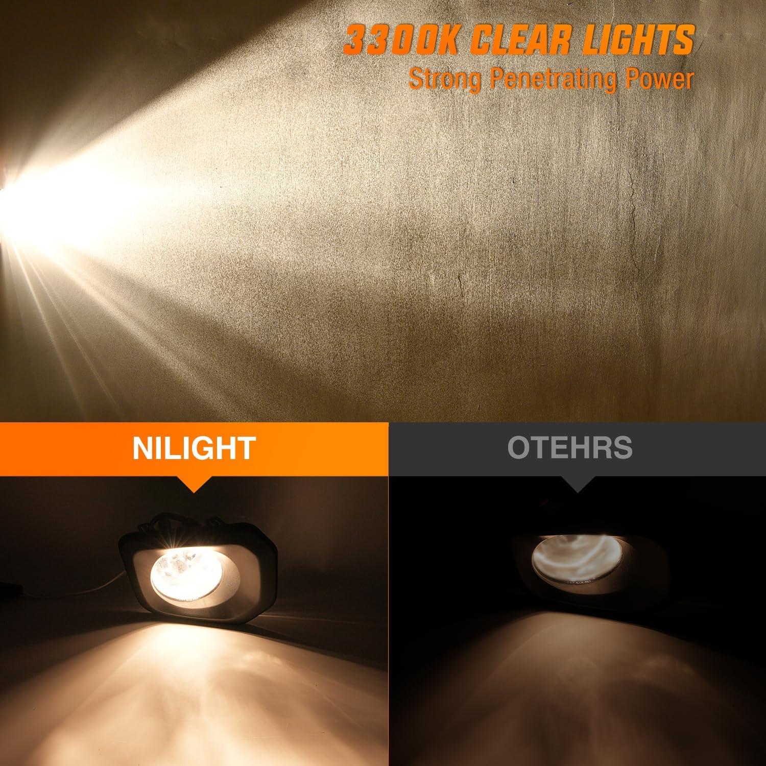 image:imageNilight Fog Light Assembly Compatible with 2002 2003 2004 Toyota Camry 2005 2006 2007 2008 Toyota Corolla 2002 2003 2004 Toyota Camry Fog Lamps Replacement Clear Lens with 9006 12V 55W Bulbs20162023 Toyota Tacoma Clear
