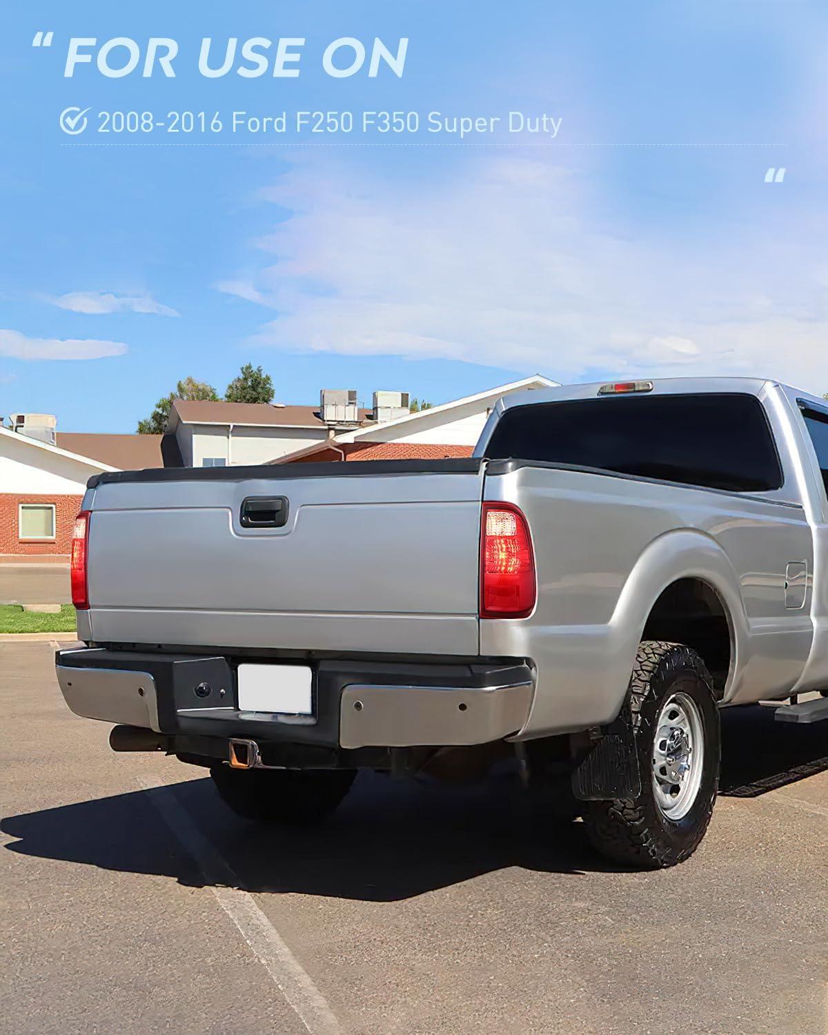 image:imageNilight Taillight Assembly Compatible with 2008 2009 2010 2011 2012 2013 2014 2015 2016 Ford F250 F350 F450 Super Duty Rear Tail Light Lamp Replacement OE Style Driver and Passenger Side Dark RedRedPassenger Side