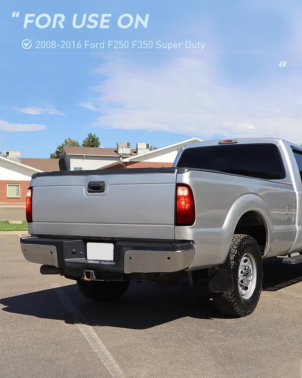 image:imageNilight Taillight Assembly Compatible with 2008 2009 2010 2011 2012 2013 2014 2015 2016 Ford F250 F350 F450 Super Duty Rear Tail Light Lamp Replacement OE Style Driver and Passenger Side Dark RedDark RedPassenger Side