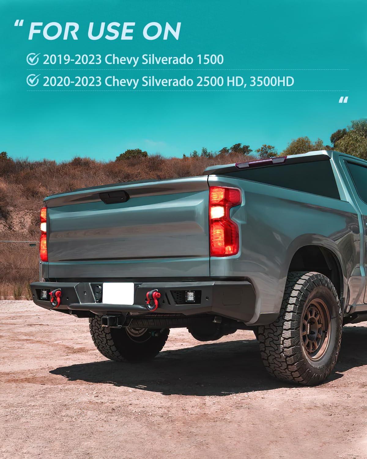 image:imageNilight Taillight Assembly Compatible with 2019 2020 2021 2022 2023 2024 Chevy Silverado 1500 20202024 Silverado 2500HD 3500HD Rear Lamp Replacement OE Style Passenger SideDriver Side