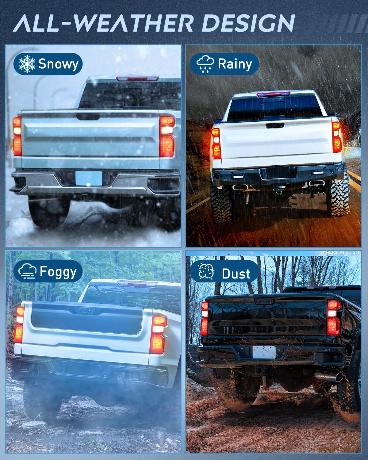image:imageNilight Taillight Assembly Compatible with 2019 2020 2021 2022 2023 2024 Chevy Silverado 1500 20202024 Silverado 2500HD 3500HD Rear Lamp Replacement OE Style Passenger SidePassenger Side