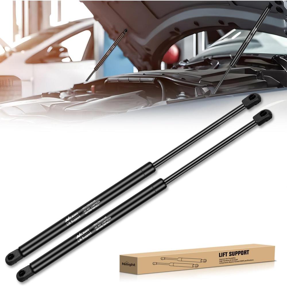 image:imageNilight Hood Gas Struts Lift Supports 6489 for Hyundai Sonata 20112014 Spring Shocks 15 Inch 2PCS Set Rod4153