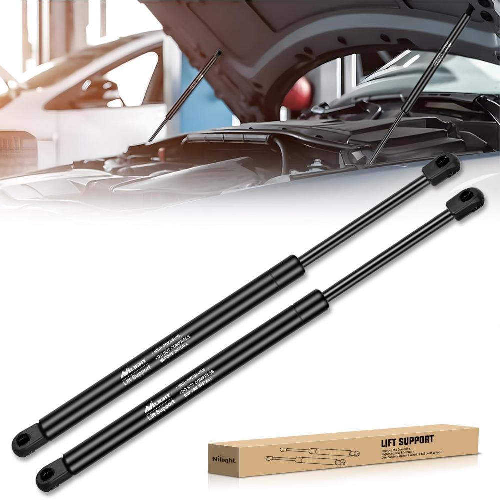 image:imageNilight Hood Gas Struts Lift Supports 6489 for Hyundai Sonata 20112014 Spring Shocks 15 Inch 2PCS Set Rod6020