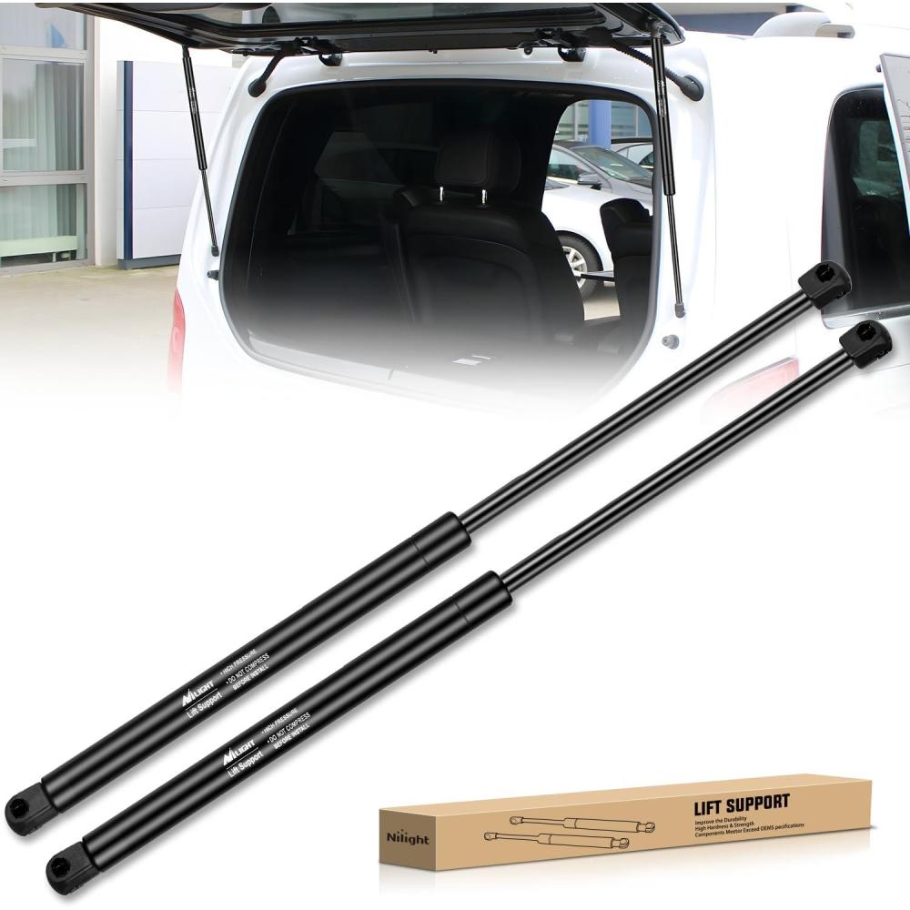 image:imageNilight Hood Gas Struts Lift Supports 6489 for Hyundai Sonata 20112014 Spring Shocks 15 Inch 2PCS Set Rod6602