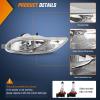 Nilight Fog Light Assembly Compatible with 2002 2003 2004 Toyota Camry 2005 2006 2007 2008 Toyota Corolla 2002 2003 2004 Toyota Camry Fog Lamps Replacement Clear Lens with 9006 12V 55W Bulbs(2002-2004 Toyota Camry/2005-2008 Corolla)