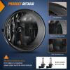 Nilight Fog Light Assembly Compatible with 2002 2003 2004 Toyota Camry 2005 2006 2007 2008 Toyota Corolla 2002 2003 2004 Toyota Camry Fog Lamps Replacement Clear Lens with 9006 12V 55W Bulbs(2005-2011 Tacoma/2007-2013 Tundra Smoke)