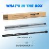 Nilight Hood Gas Struts Lift Supports 6489 for Hyundai Sonata 2011-2014 Spring Shocks 15 Inch, 2PCS Set Rod(4185)