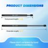 Nilight Hood Gas Struts Lift Supports 6489 for Hyundai Sonata 2011-2014 Spring Shocks 15 Inch, 2PCS Set Rod(4185)