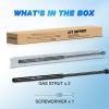 Nilight Hood Gas Struts Lift Supports 6489 for Hyundai Sonata 2011-2014 Spring Shocks 15 Inch, 2PCS Set Rod(4249)