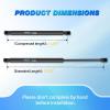 Nilight Hood Gas Struts Lift Supports 6489 for Hyundai Sonata 2011-2014 Spring Shocks 15 Inch, 2PCS Set Rod(4339)