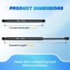 Nilight Hood Gas Struts Lift Supports 6489 for Hyundai Sonata 2011-2014 Spring Shocks 15 Inch, 2PCS Set Rod(4364)