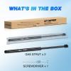 Nilight Hood Gas Struts Lift Supports 6489 for Hyundai Sonata 2011-2014 Spring Shocks 15 Inch, 2PCS Set Rod(4365)