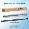 Nilight Hood Gas Struts Lift Supports 6489 for Hyundai Sonata 2011-2014 Spring Shocks 15 Inch, 2PCS Set Rod(4557)
