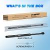 Nilight Hood Gas Struts Lift Supports 6489 for Hyundai Sonata 2011-2014 Spring Shocks 15 Inch, 2PCS Set Rod(6020)