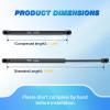 Nilight Hood Gas Struts Lift Supports 6489 for Hyundai Sonata 2011-2014 Spring Shocks 15 Inch, 2PCS Set Rod(6157)