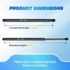 Nilight Hood Gas Struts Lift Supports 6489 for Hyundai Sonata 2011-2014 Spring Shocks 15 Inch, 2PCS Set Rod(6179)