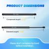 Nilight Hood Gas Struts Lift Supports 6489 for Hyundai Sonata 2011-2014 Spring Shocks 15 Inch, 2PCS Set Rod(6261)