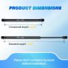 Nilight Hood Gas Struts Lift Supports 6489 for Hyundai Sonata 2011-2014 Spring Shocks 15 Inch, 2PCS Set Rod(6262)