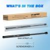 Nilight Hood Gas Struts Lift Supports 6489 for Hyundai Sonata 2011-2014 Spring Shocks 15 Inch, 2PCS Set Rod(6489)