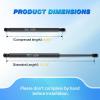 Nilight Hood Gas Struts Lift Supports 6489 for Hyundai Sonata 2011-2014 Spring Shocks 15 Inch, 2PCS Set Rod(6489)