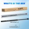 Nilight Hood Gas Struts Lift Supports 6489 for Hyundai Sonata 2011-2014 Spring Shocks 15 Inch, 2PCS Set Rod(6648)