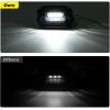 Nilight LED License Plate Light w/Bracket Mount Waterproof Courtesy Step Tag Dome Cargo Lights Chrome Housing 12V for Truck Trailer RV UTV ATV Camper Boat(License Plate Light)