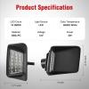 Nilight License Plate Lights Compatible with 2010 2011 2012 2013 2014 Ford Mustang 2008 2009 Ford Mercury Sable 2014 2015 Ford Edge 2010-2018 Ford Taurus with Black housing 6000K White 2PCS Pack(2004-2012 Chevrolet Colorado/GMC Canyon)