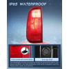 Nilight Taillight Assembly Compatible with 2008 2009 2010 2011 2012 2013 2014 2015 2016 Ford F250 F350 F450 Super Duty Rear Tail Light Lamp Replacement OE Style Driver and Passenger Side Dark Red(Red-Driver Side)
