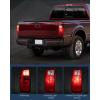 Nilight Taillight Assembly Compatible with 2008 2009 2010 2011 2012 2013 2014 2015 2016 Ford F250 F350 F450 Super Duty Rear Tail Light Lamp Replacement OE Style Driver and Passenger Side Dark Red(Red-Driver Side)