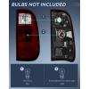 Nilight Taillight Assembly Compatible with 2008 2009 2010 2011 2012 2013 2014 2015 2016 Ford F250 F350 F450 Super Duty Rear Tail Light Lamp Replacement OE Style Driver and Passenger Side Dark Red(Dark Red-Passenger Side)