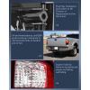 Nilight Taillight Assembly Compatible with 2008 2009 2010 2011 2012 2013 2014 2015 2016 Ford F250 F350 F450 Super Duty Rear Tail Light Lamp Replacement OE Style Driver and Passenger Side Dark Red(Dark Red-Driver Side)