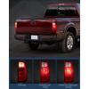 Nilight Taillight Assembly Compatible with 2008 2009 2010 2011 2012 2013 2014 2015 2016 Ford F250 F350 F450 Super Duty Rear Tail Light Lamp Replacement OE Style Driver and Passenger Side Dark Red(Red-Passenger Side)