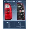 Nilight Taillight Assembly Compatible with 2008 2009 2010 2011 2012 2013 2014 2015 2016 Ford F250 F350 F450 Super Duty Rear Tail Light Lamp Replacement OE Style Driver and Passenger Side Dark Red(Red-Passenger Side)
