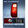 Nilight Taillight Assembly Compatible with 2008 2009 2010 2011 2012 2013 2014 2015 2016 Ford F250 F350 F450 Super Duty Rear Tail Light Lamp Replacement OE Style Driver and Passenger Side Dark Red(Dark Red-Driver Side)