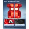 Nilight Taillight Assembly Compatible with 2019 2020 2021 2022 2023 2024 Chevy Silverado 1500 2020-2024 Silverado 2500HD 3500HD Rear Lamp Replacement OE Style Passenger Side(Pair of Driver and Passenger Side)