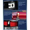 Nilight Taillight Assembly Compatible with Toyota Tacoma 2005 2006 2007 2008 2009 2010 2011 2012 2013 2014 2015 Rear Tail Light Lamp Replacement Black Housing LED Lens Driver and Passenger Side(Black-Driver Side)