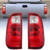 Nilight Taillight Assembly Compatible with 2008 2009 2010 2011 2012 2013 2014 2015 2016 Ford F250 F350 F450 Super Duty Rear Tail Light Lamp Replacement OE Style Driver and Passenger Side Dark Red(Red-Pair)