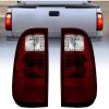 Nilight Taillight Assembly Compatible with 2008 2009 2010 2011 2012 2013 2014 2015 2016 Ford F250 F350 F450 Super Duty Rear Tail Light Lamp Replacement OE Style Driver and Passenger Side Dark Red(Dark Red-Pair)