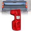Nilight Taillight Assembly Compatible with 2019 2020 2021 2022 2023 2024 Chevy Silverado 1500 2020-2024 Silverado 2500HD 3500HD Rear Lamp Replacement OE Style Passenger Side(Driver Side)